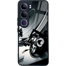 Spoyi Vivo V40 Lite Plakçalar Tasarımlı Glossy Telefon Kılıfı