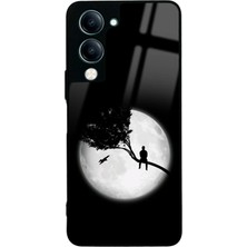 Spoyi Vivo Y19 Aya Bakış Tasarımlı Glossy Telefon Kılıfı