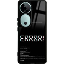 Spoyi Vivo V40 Error Tasarımlı Glossy Telefon Kılıfı