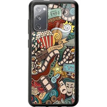 Spoyi Samsung S20 Retro Cinema Tasarımlı Glossy Telefon Kılıfı