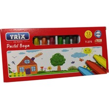 Trix 12 Li Pastel Boya Seti  X10 Paket T-275