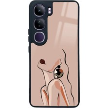 Spoyi Vivo V40 Lite Silüet Tasarımlı Glossy Telefon Kılıfı