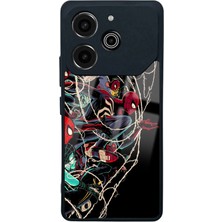 Spoyi Tecno Pova 6 Pro Spider Earth Tasarımlı Glossy Telefon Kılıfı