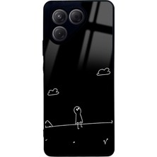 Spoyi Tecno Pova 7 Doodle Casper Tasarımlı Glossy Telefon Kılıfı