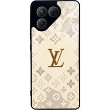 Spoyi Tecno Pova 7 Krem Lv Tasarımlı Glossy Telefon Kılıfı