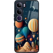 Spoyi Vivo V40 Lite Astral Balonlar Tasarımlı Glossy Telefon Kılıfı