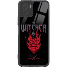 Spoyi Vivo Y15S Witcher 3 Fire Tasarımlı Glossy Telefon Kılıfı