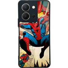 Spoyi Vivo Y36 Spider-Man Örümcek Adam Tasarımlı Glossy Telefon Kılıfı