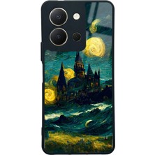 Spoyi Vivo Y36 Van Gogh Tasarımlı Glossy Telefon Kılıfı
