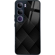 Spoyi Vivo V40 Lite Black And Gray Tasarımlı Glossy Telefon Kılıfı