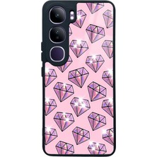 Spoyi Vivo V40 Lite Diamond Tasarımlı Glossy Telefon Kılıfı
