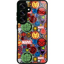 Spoyi Samsung S25 Marvel Face Tasarımlı Glossy Telefon Kılıfı