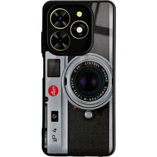 Spoyi Tecno Spark Go 2024 Lens Tasarımlı Glossy Telefon Kılıfı