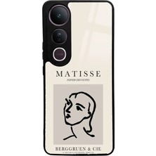 Spoyi Vivo V50 Lite Matisse Papier Tasarımlı Glossy Telefon Kılıfı