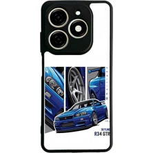 Spoyi Tecno Spark 20C Gtr Tasarımlı Glossy Telefon Kılıfı
