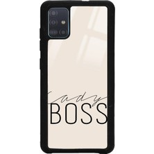 Spoyi Samsung A51 Lady Boss Tasarımlı Glossy Telefon Kılıfı