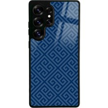Spoyi Samsung S25 Ultra Blue Motif Tasarımlı Glossy Telefon Kılıfı