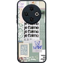 Spoyi Tecno Spark 30C Je T'aime Tasarımlı Glossy Telefon Kılıfı