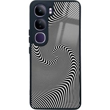 Spoyi Vivo V40 Lite Triptrance Wave Tasarımlı Glossy Telefon Kılıfı