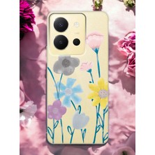 Spoyi Vivo Y36 Color Brush Tasarımlı Şeffaf Telefon Kılıfı