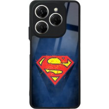 Spoyi Tecno Spark 20 Pro Superman Tasarımlı Glossy Telefon Kılıfı