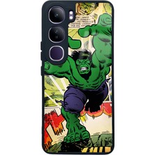 Spoyi Vivo V40 Lite Hulk Tasarımlı Glossy Telefon Kılıfı