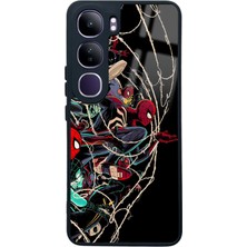 Spoyi Vivo V40 Lite Spider Earth Tasarımlı Glossy Telefon Kılıfı
