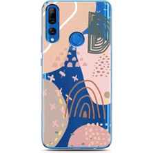 Spoyi Huawei Y9 Prime 2019 Fırça Izleri Tasarımlı Süper Şeffaf Telefon Kılıfı