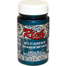 Rich Multi Surface Titanium Metalik Boya N:2570 Antik Turkuaz Özellikli 90 Cc