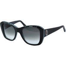 Cartier Emerald Gren Cat Eye Zümrüt Yeşil Siyah Gri Kedi Gözü Kadın Güneş Gözlüğü T8200936