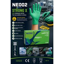 Lalan StrongX (ESD) Pudrasız Nitril 6,3 gr Tek Kullanımlık Eldiven (NE002)