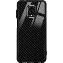 Spoyi Xiaomi Redmi Note 9 Pro Carbon Tasarımlı Glossy Telefon Kılıfı
