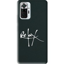 Spoyi Xiaomi Redmi Note 10 - 10S Relax Tasarımlı Siyah Lansman Telefon Kılıfı