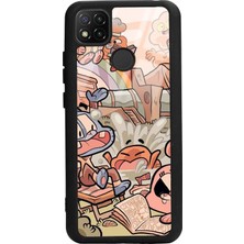 Spoyi Xiaomi Redmi 9c Gumball Tasarımlı Glossy Telefon Kılıfı