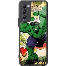 Spoyi Tecno Camon 18 Hulk Tasarımlı Glossy Telefon Kılıfı