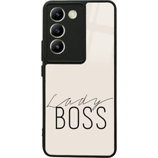 Spoyi Vivo V30 Lite Lady Boss Tasarımlı Glossy Telefon Kılıfı