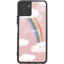 Spoyi Vivo Y15S Happy Cloude Tasarımlı Glossy Telefon Kılıfı
