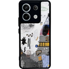 Spoyi Xiaomi Redmi Note 13 Pro 5g Matematik Tahtası Tasarımlı Glossy Telefon Kılıfı