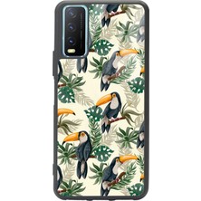 Spoyi Vivo Y20 Tukan Kuşu Tasarımlı Glossy Telefon Kılıfı