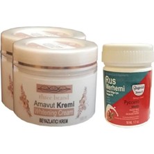 Süper Three Brand Vücut Kremi 100 ml Arnavut Kremi 2 Ad + Rus Merhemi 50 ml 1 Ad