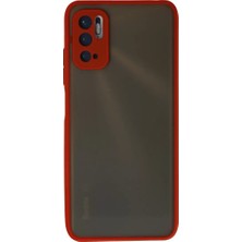 Verto Newface Xiaomi Redmi Note 10 5g Kılıf Montreal Silikon Kapak - Kırmızı