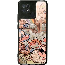 Spoyi Xiaomi Redmi 10A Gumball Tasarımlı Glossy Telefon Kılıfı