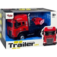 Techora Sale KLX800-247 Sürtmeli Işıklı Müzikli 1:24 Çekici (Tır Kafası)