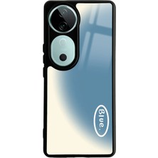Spoyi Vivo V40 Nice Blue Tasarımlı Glossy Telefon Kılıfı