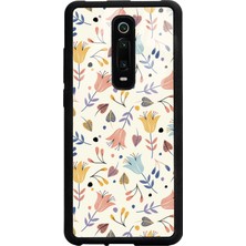 Spoyi Xiaomi Mi 9t Beyaz Bindanlı Tasarımlı Glossy Telefon Kılıfı