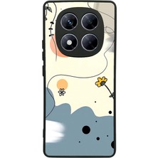 Spoyi Xiaomi Redmi Note 14 Pro Plus Nude Papatya Tasarımlı Glossy Telefon Kılıfı