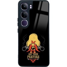 Spoyi Vivo V40 Lite Say Your Prayers Tasarımlı Glossy Telefon Kılıfı