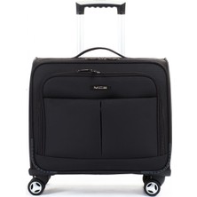 Mçs Lüx Kumaş Diplomat Valiz Siyah - V1453