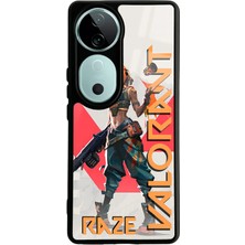 Spoyi Vivo V40 Valorant Raze Tasarımlı Glossy Telefon Kılıfı