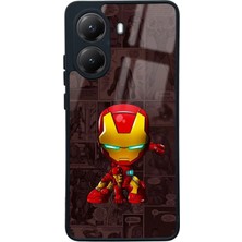 Spoyi Xiaomi Poco X7 Pro Iron Man Tasarımlı Glossy Telefon Kılıfı